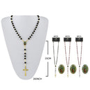 Virgin Mary Rosary Necklace with Cross Pendant 345 (12 units)