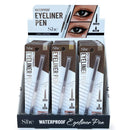 Waterproof Eyeliner Pen Dark Brown (24 units)