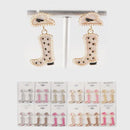 Western Boots Earrings 5945 (12 units)