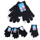 Winter Warm Touch Gloves Black 8782-4 (12 units)
