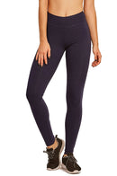 SOFRA LADIES COTTON LEGGINGS (WP4000_NAVY)