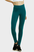 SOFRA LADIES COTTON LEGGINGS (WP4000_PEACOCK)