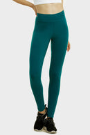 SOFRA LADIES COTTON LEGGINGS (WP4000_PEACOCK)