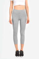 SOFRA LADIES COTTON CAPRI LEGGINGS (WP4001)