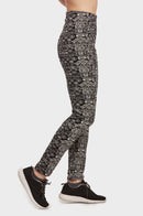 SOFRA LADIES POLAR FLEECE LEGGING (WP6001_BK-WH)