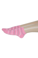 YM83 24 Pairs 4 Assorted Color Cotton Socks â€“ Women's Crew Socks
