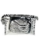 Zebra Print Cosmetic Bag 3PC Set (1 unit)