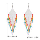 Fringe Rainbow Bead Earring ER2829-36 (10PC)